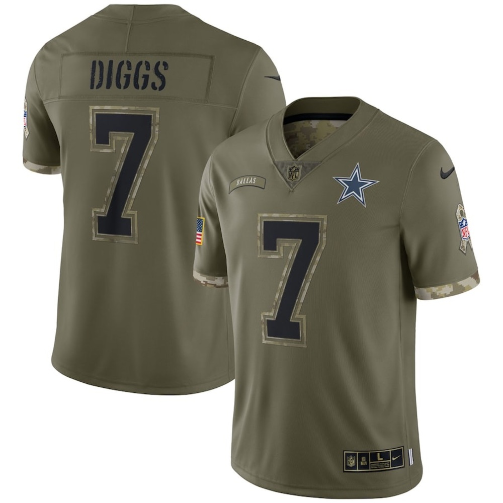 Nike Dallas Cowboys Trevon Diggs Salute To Service Limited Jersey Men’s Size XXL